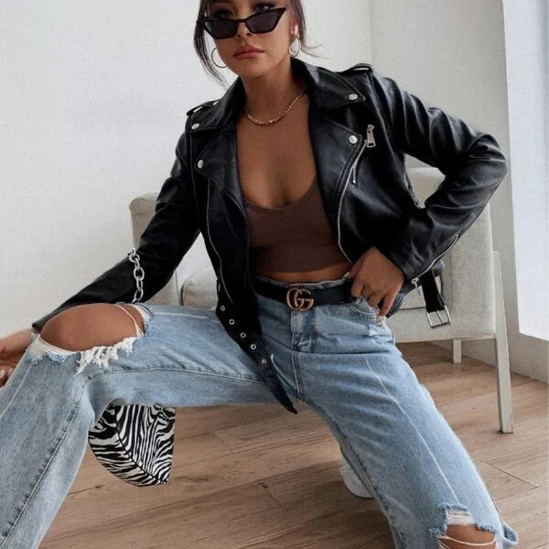 Paloma | Classic motorcycle leather jacket