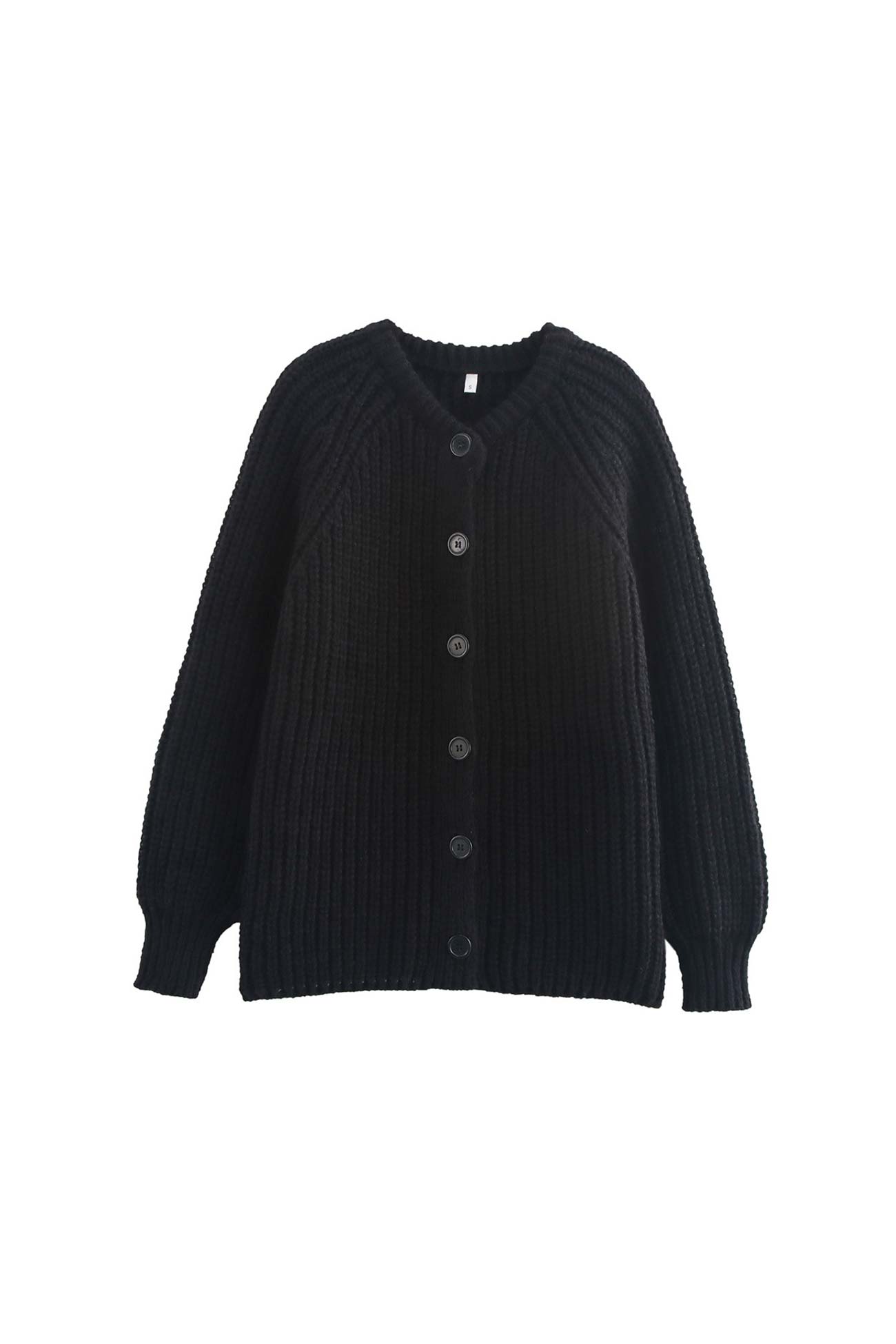 Liselotte | Plain cardigan with button placket