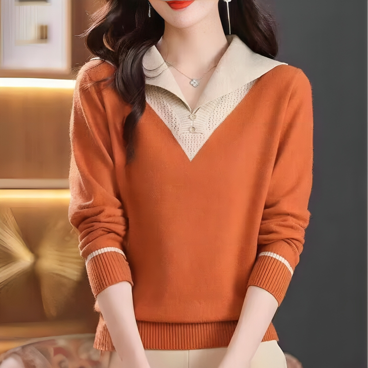 Savannah® | Elegant And Comfortable V-Neck Sweater