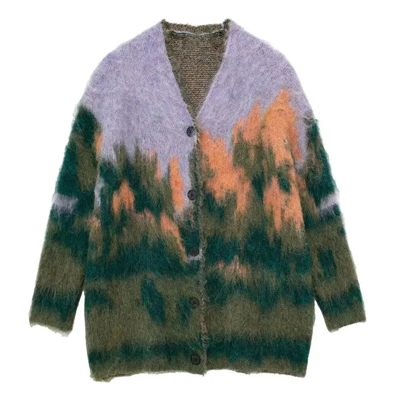 Jimena | Vintage jacket with a loose V-neck