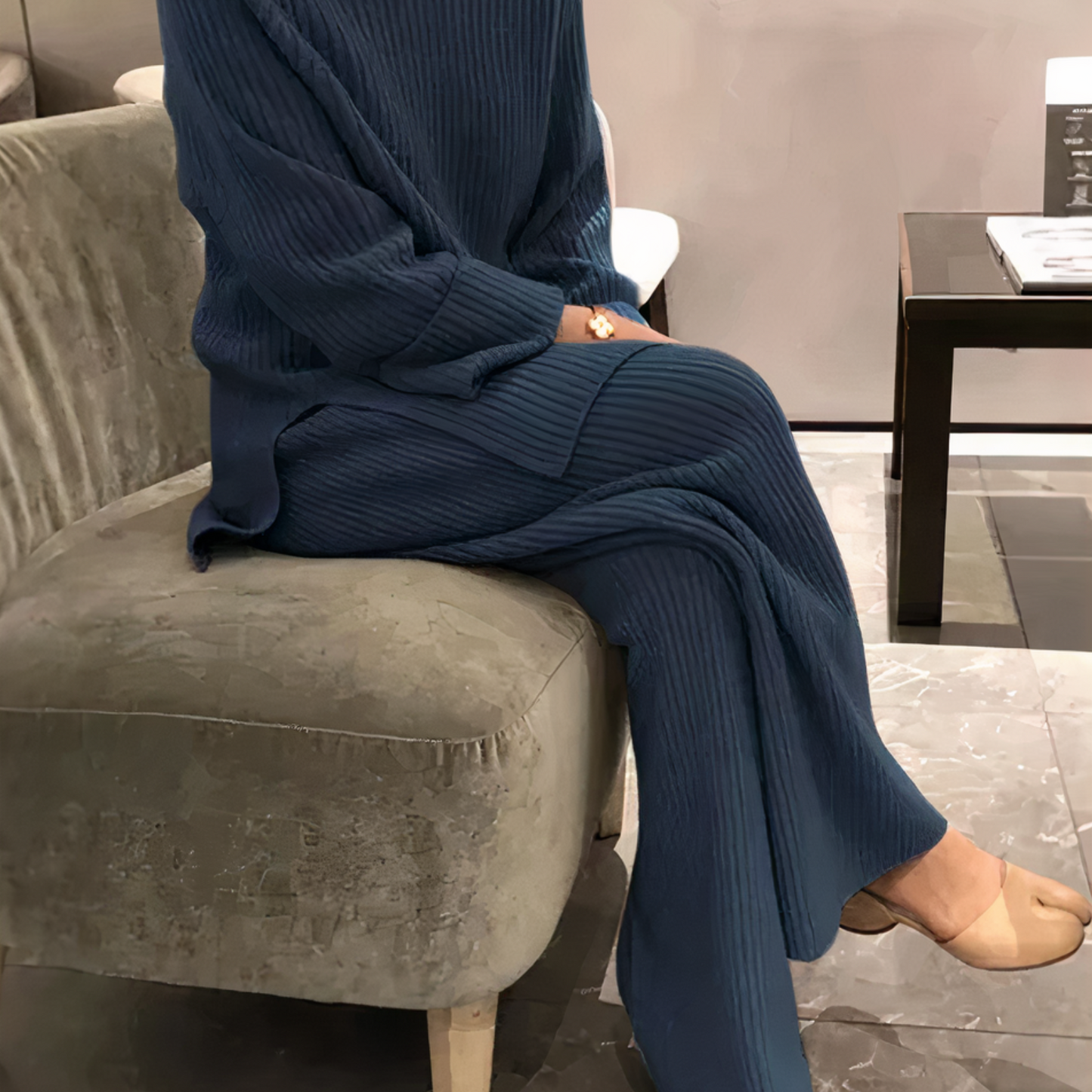 Verónica | Casual set consisting of a knitted sweater and trousers