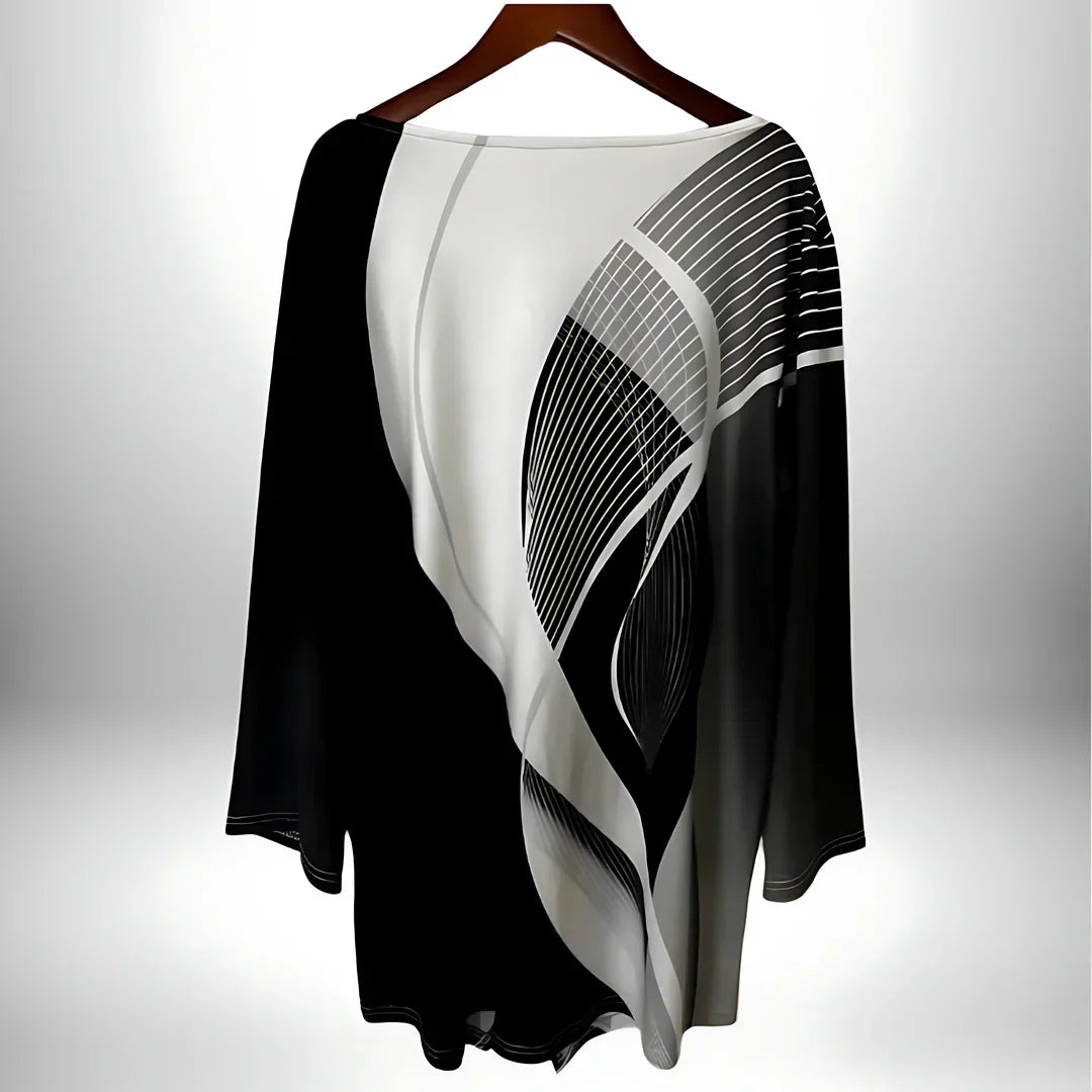 Victoria® | Women's geometric long-sleeved top