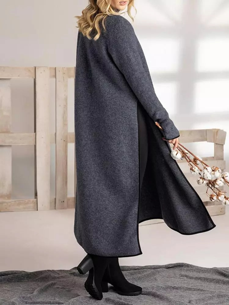 Silvia® | Long Split Midi Dress In Loose Fit