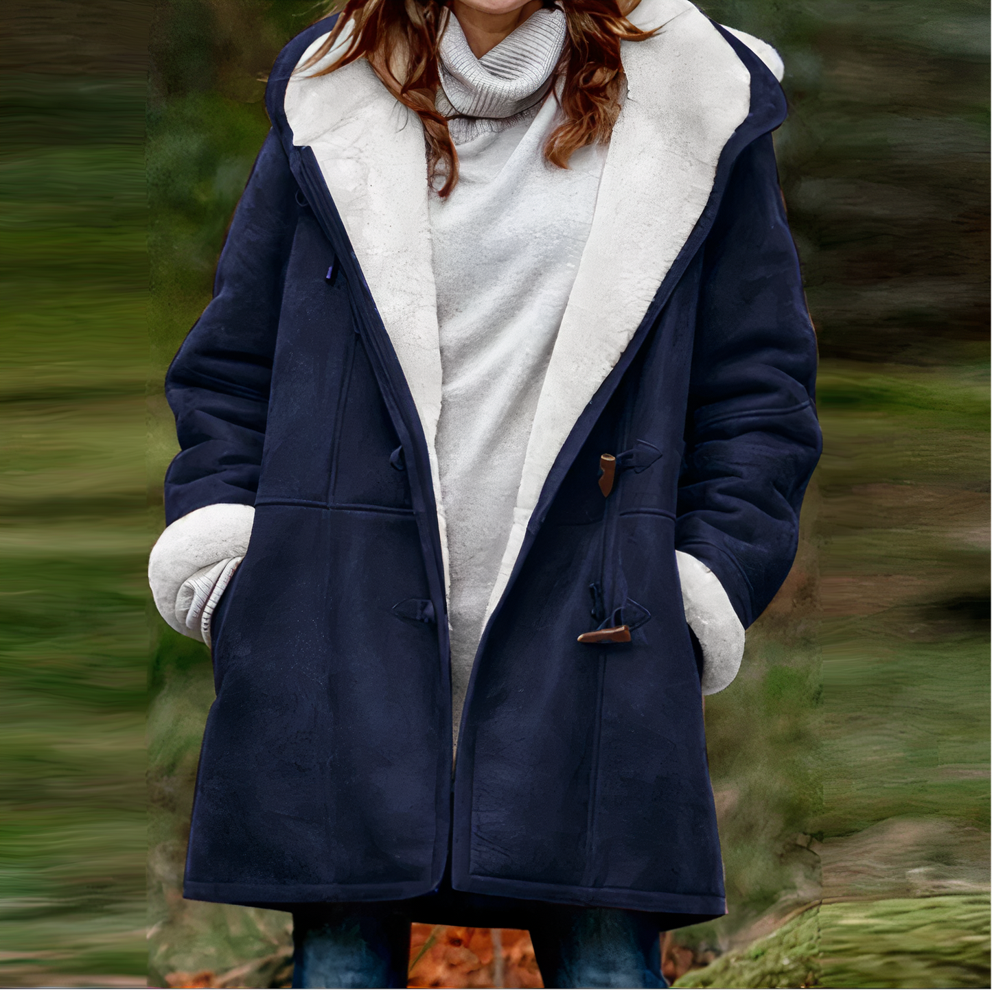 Tania | Long sleeve velvet coat