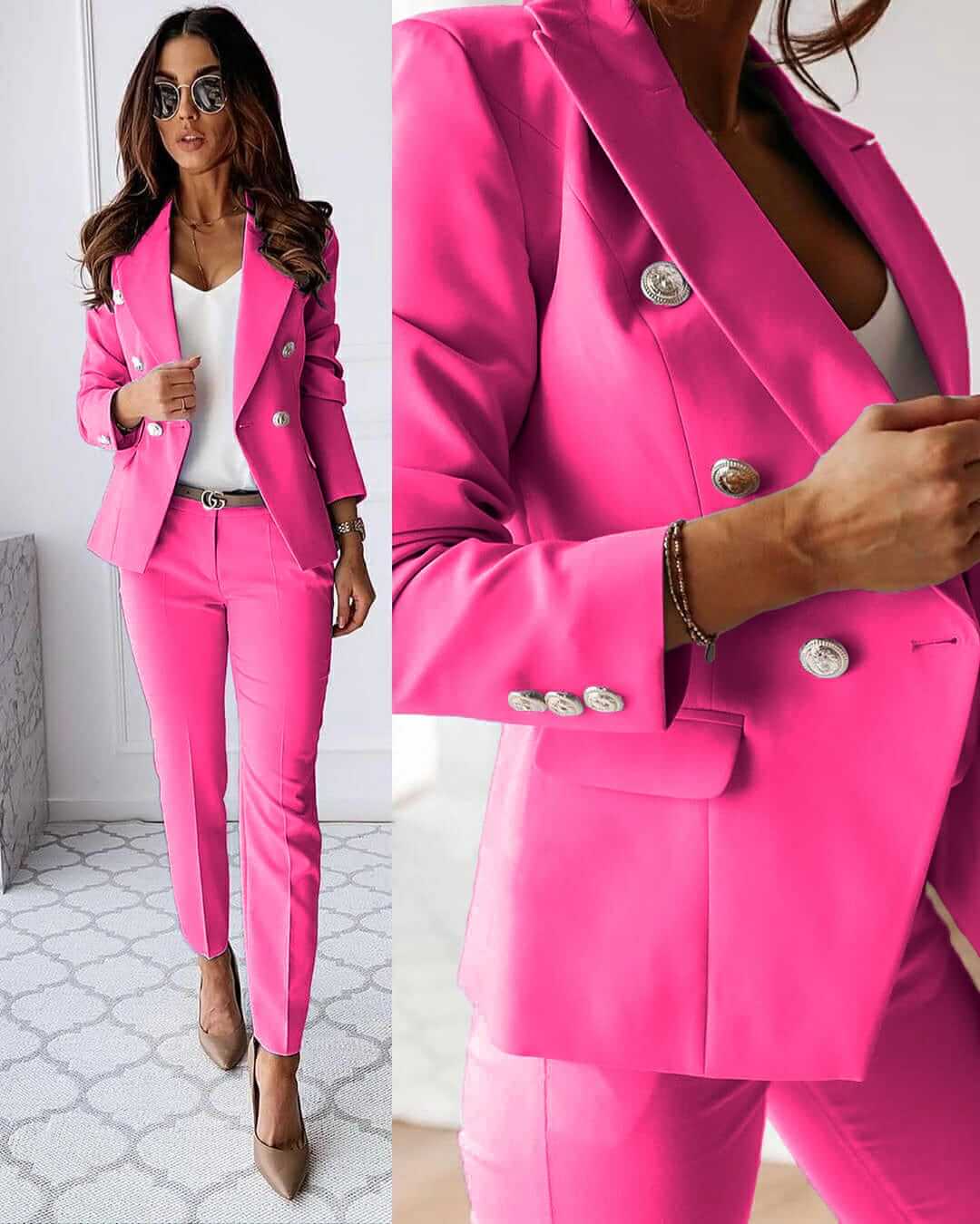 Scarlett® | Modern Two-Piece Set With Jacket And Trousers From Heidi-Mode