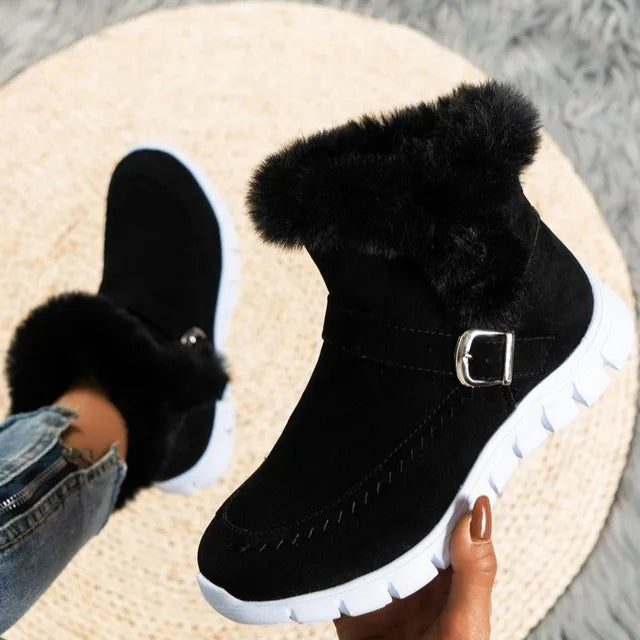 Reina | Women's Snow Boots Casual Shoes Velvet Padded Cotton Boots