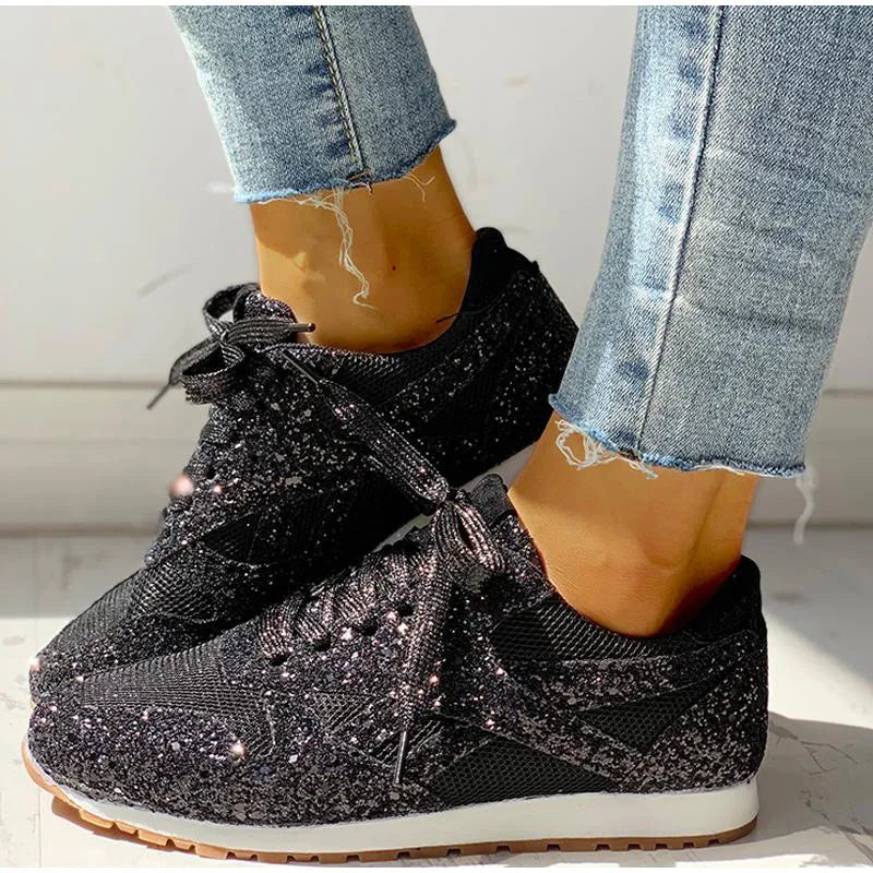 Martina® | Sports Shoes With Sequins For Women