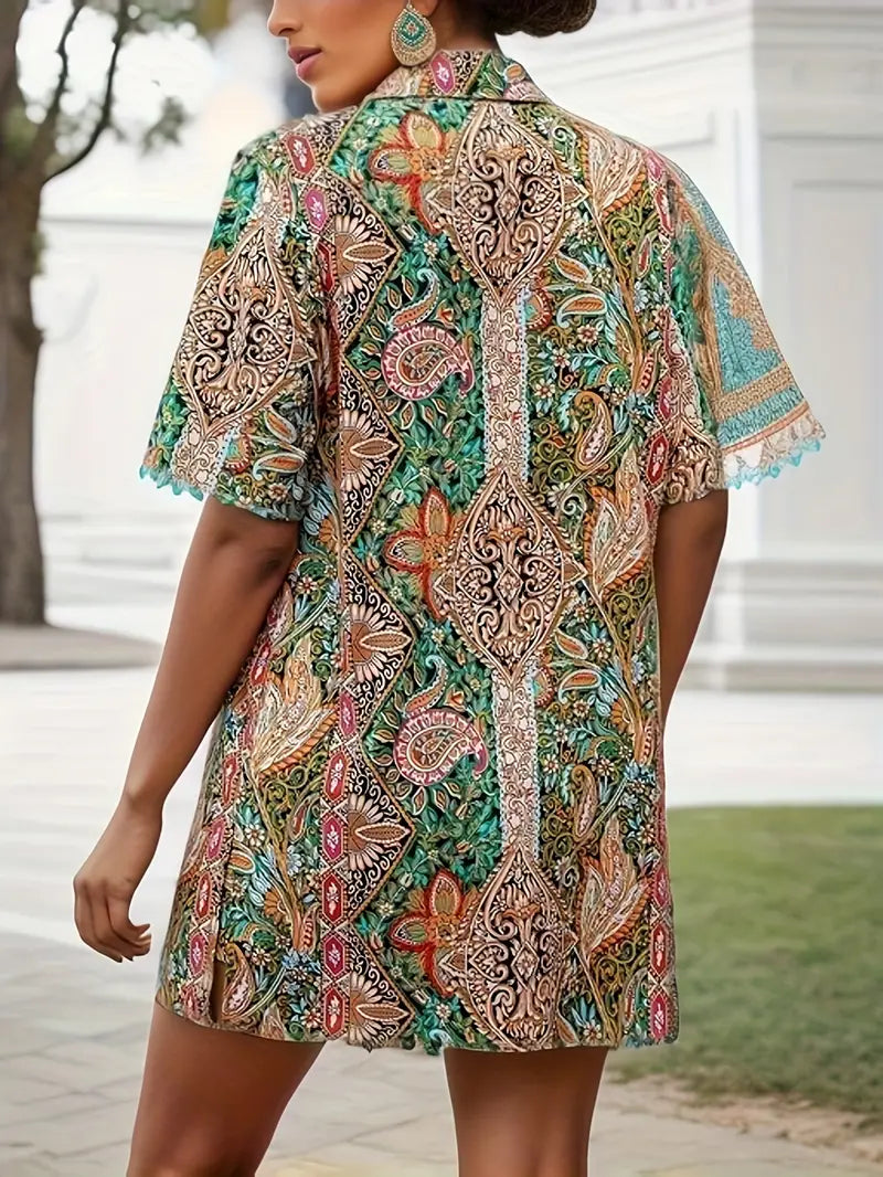 Gilda® | Paisley Print Two-Piece Set