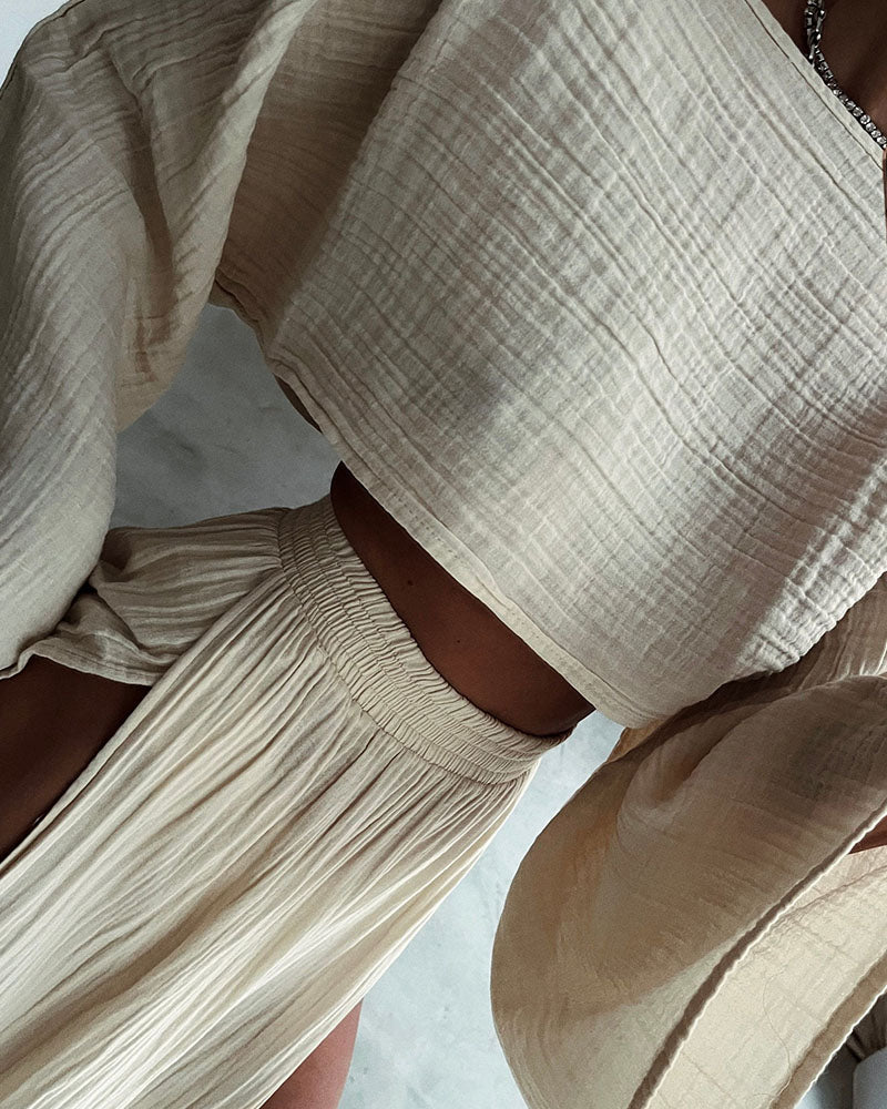 Pilar® | Two-Piece Set Flowy Split In