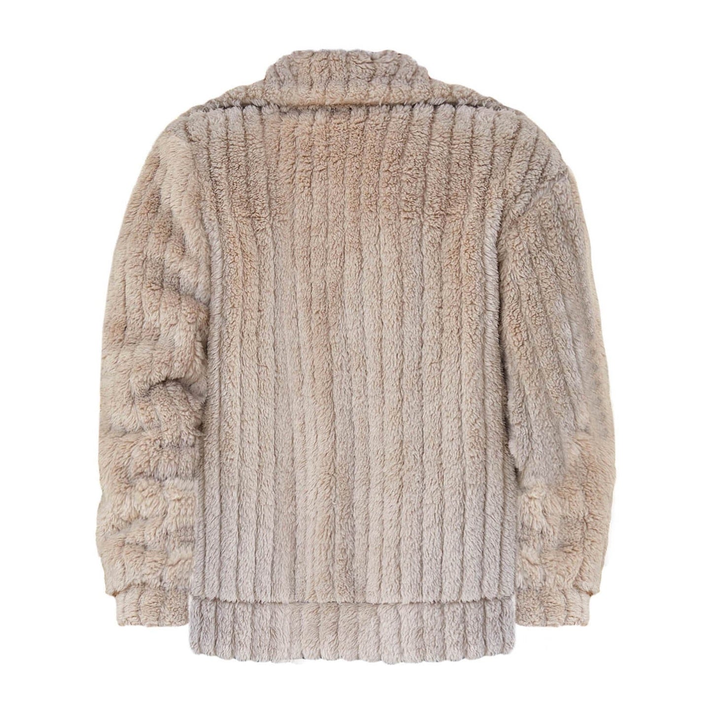Verónica | Short and warm teddy jacket with zip