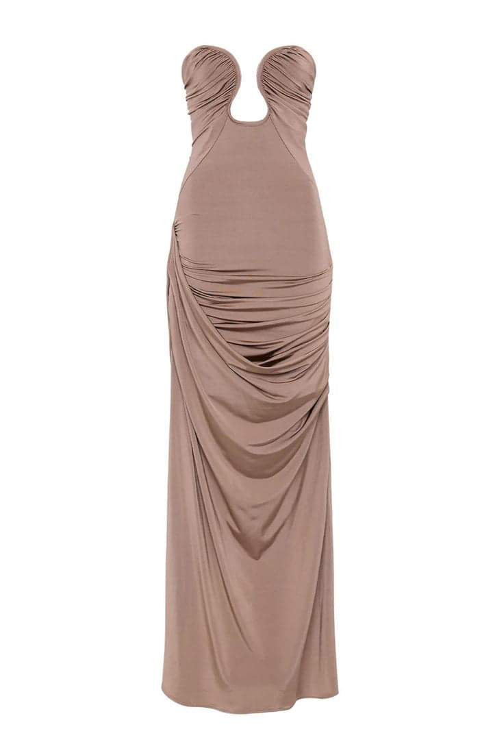 Jenni® | Ruffled V-Neck Maxi Dress