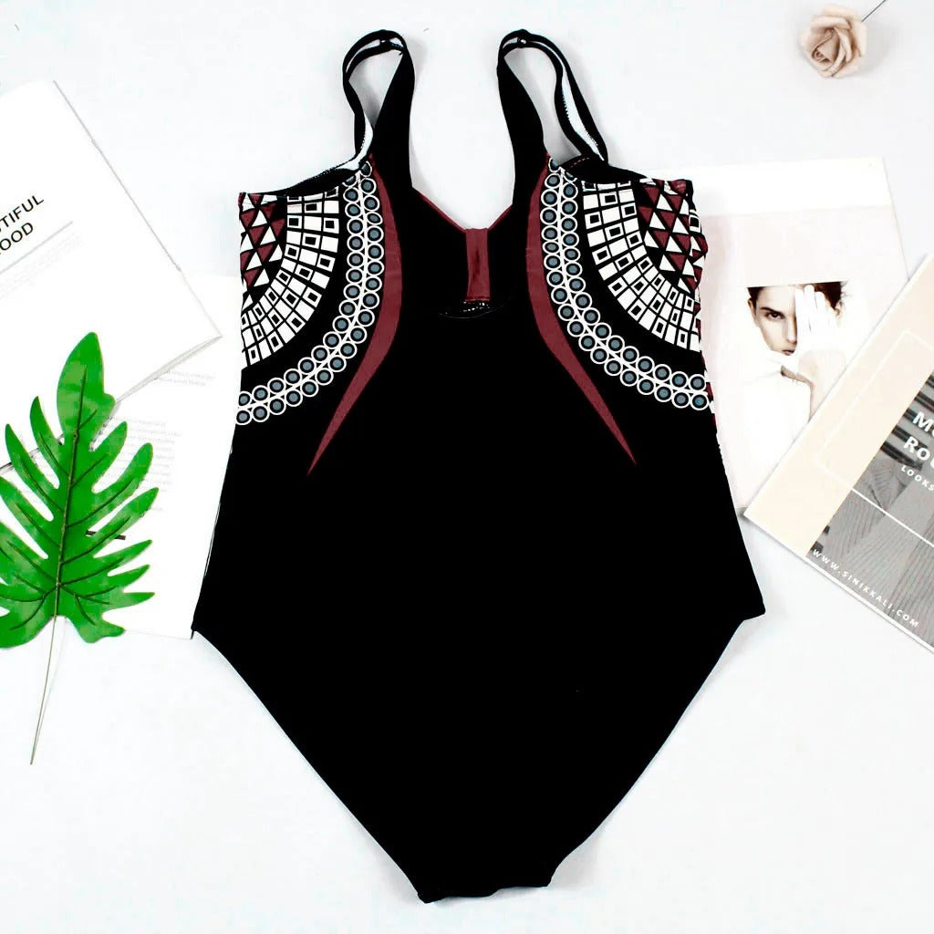 Esperanza® | Graphic Print Swimsuit