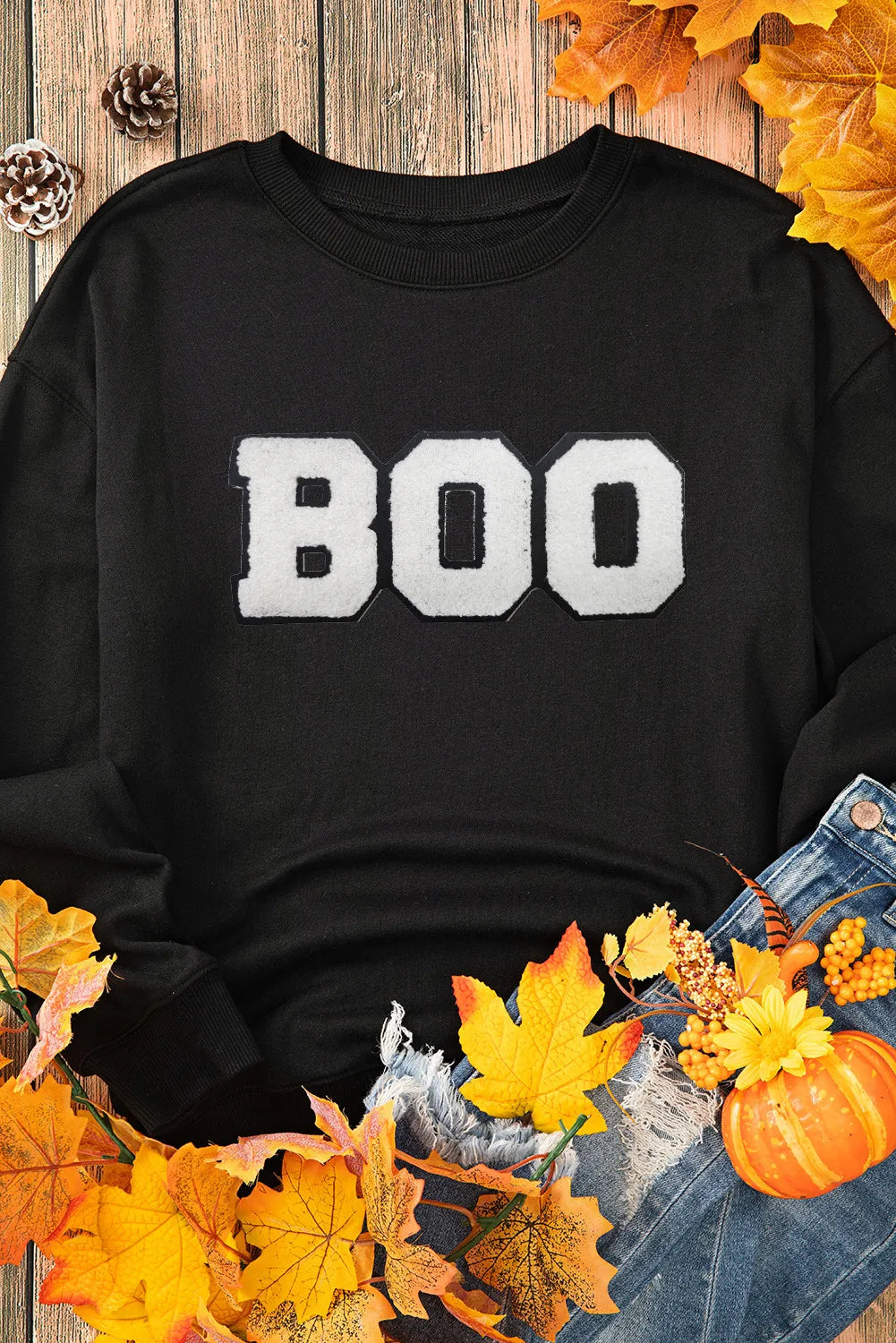 Ester | Long sleeve crew neck sweatshirt