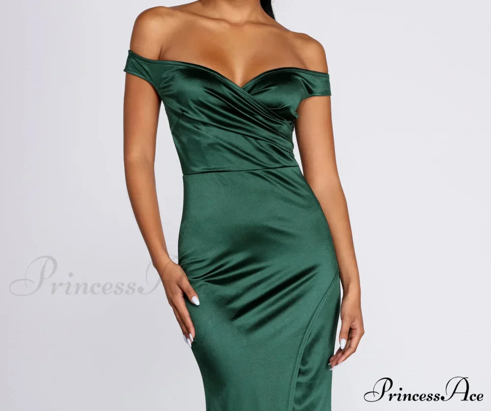 Brit Formal Off Charming The Shoulder Dress