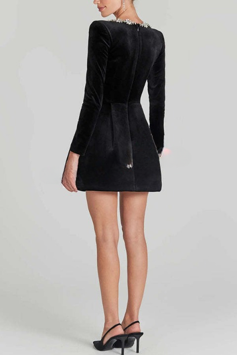 Elisa® | Elegant Midi Dress With Puff Sleeves And Belt