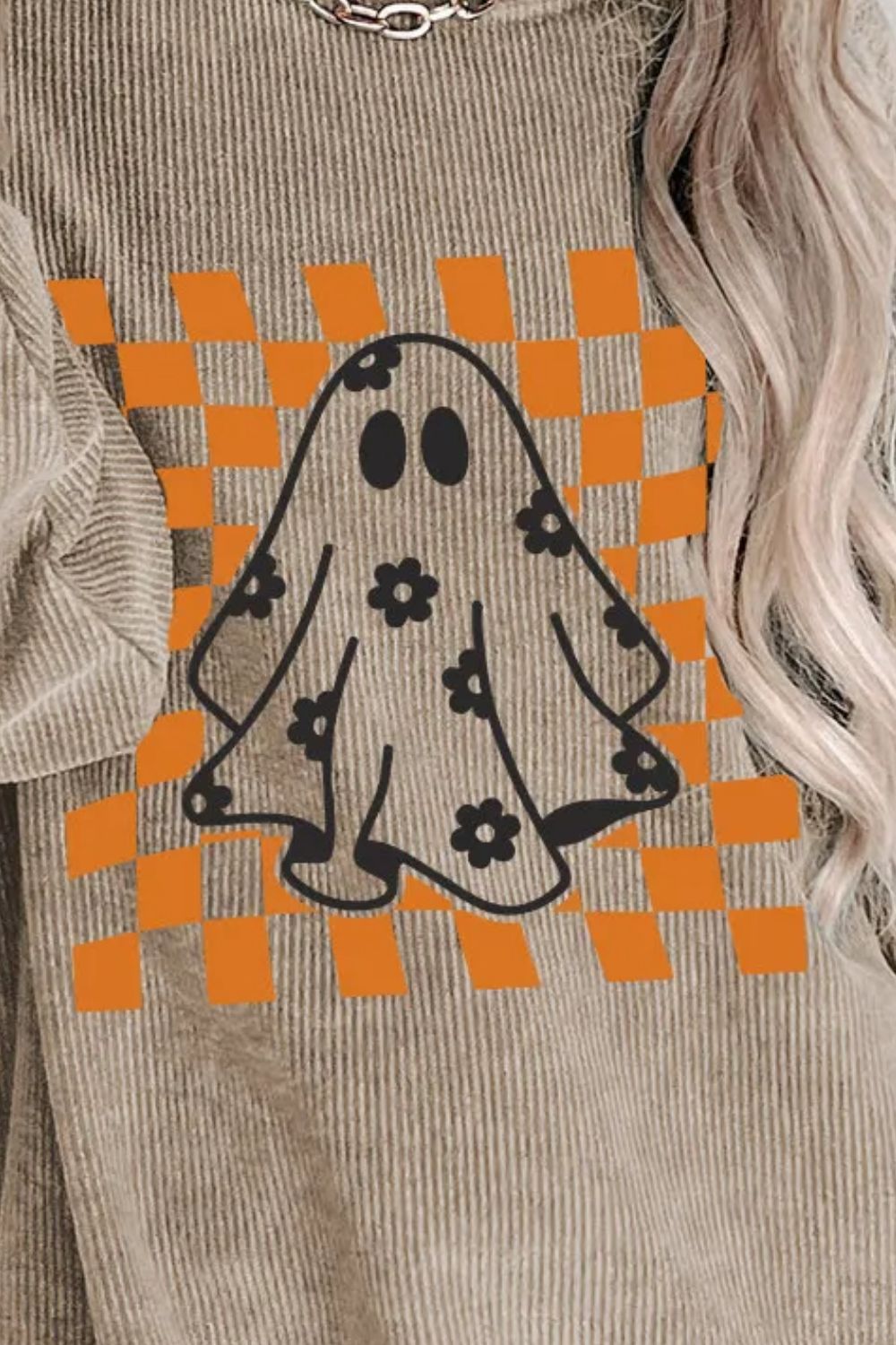Daria | Ghost crew neck long sleeve sweatshirt
