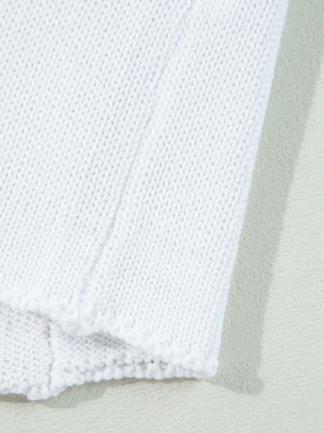 Isabel | Long-sleeved cardigan with collar and button placket