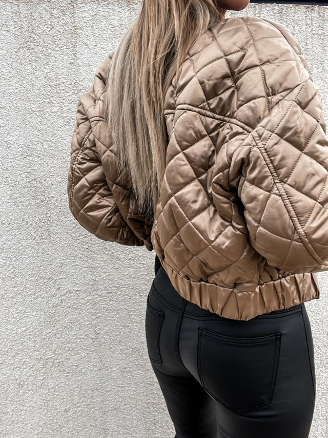 Ramona | Quilted short puffer jacket