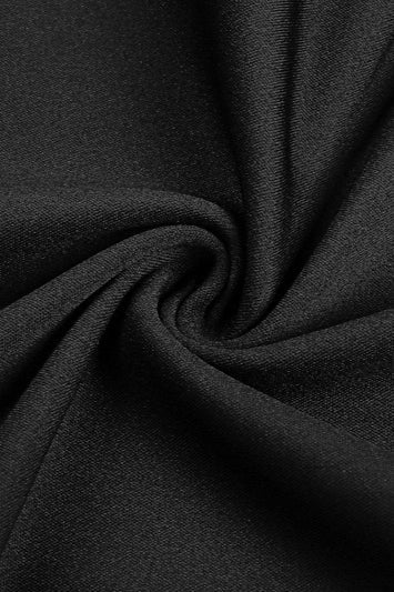 Mesh Patchwork Strapless Party Dress