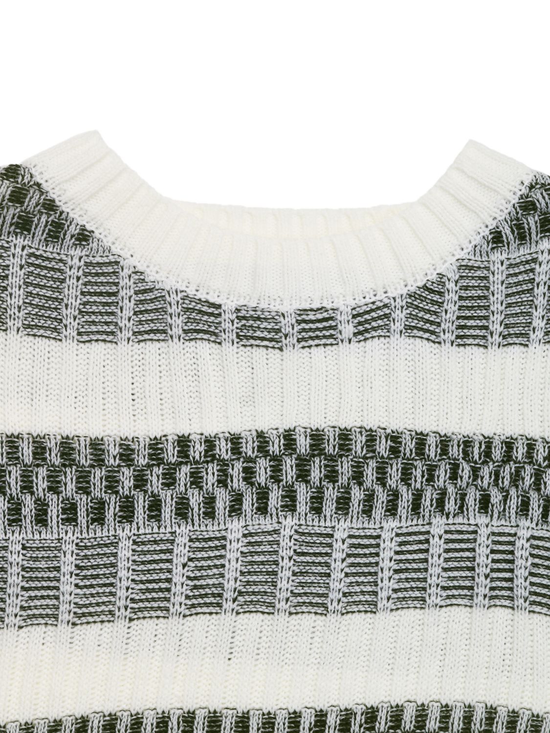 Pink | Perfee contrast long sleeve crew neck jumper