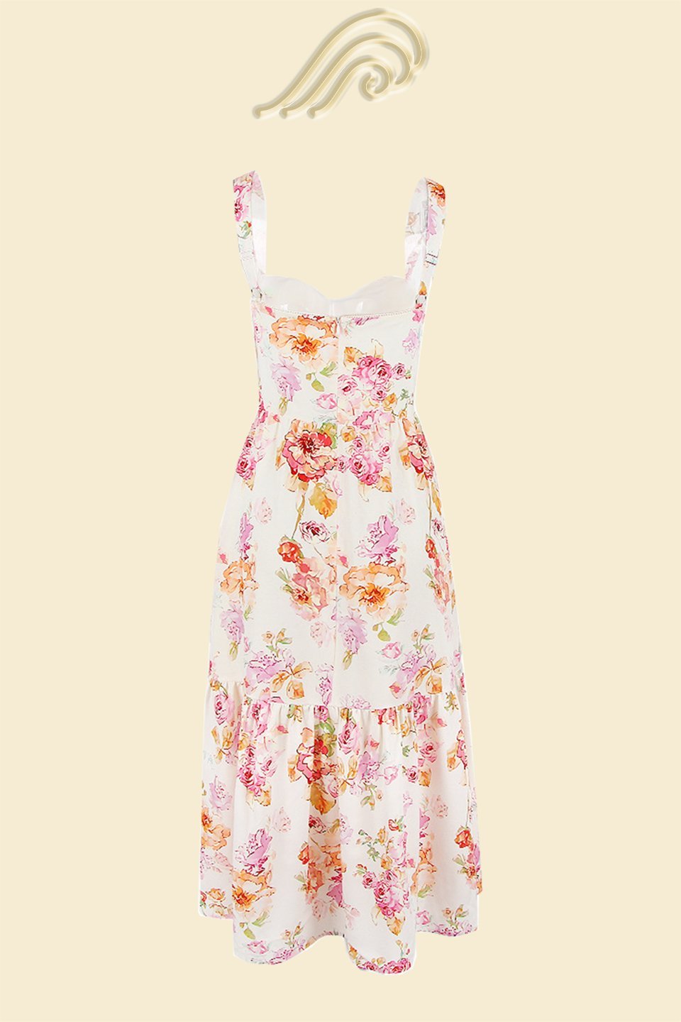 Guadalupe® | Flared Midi Dress With Print