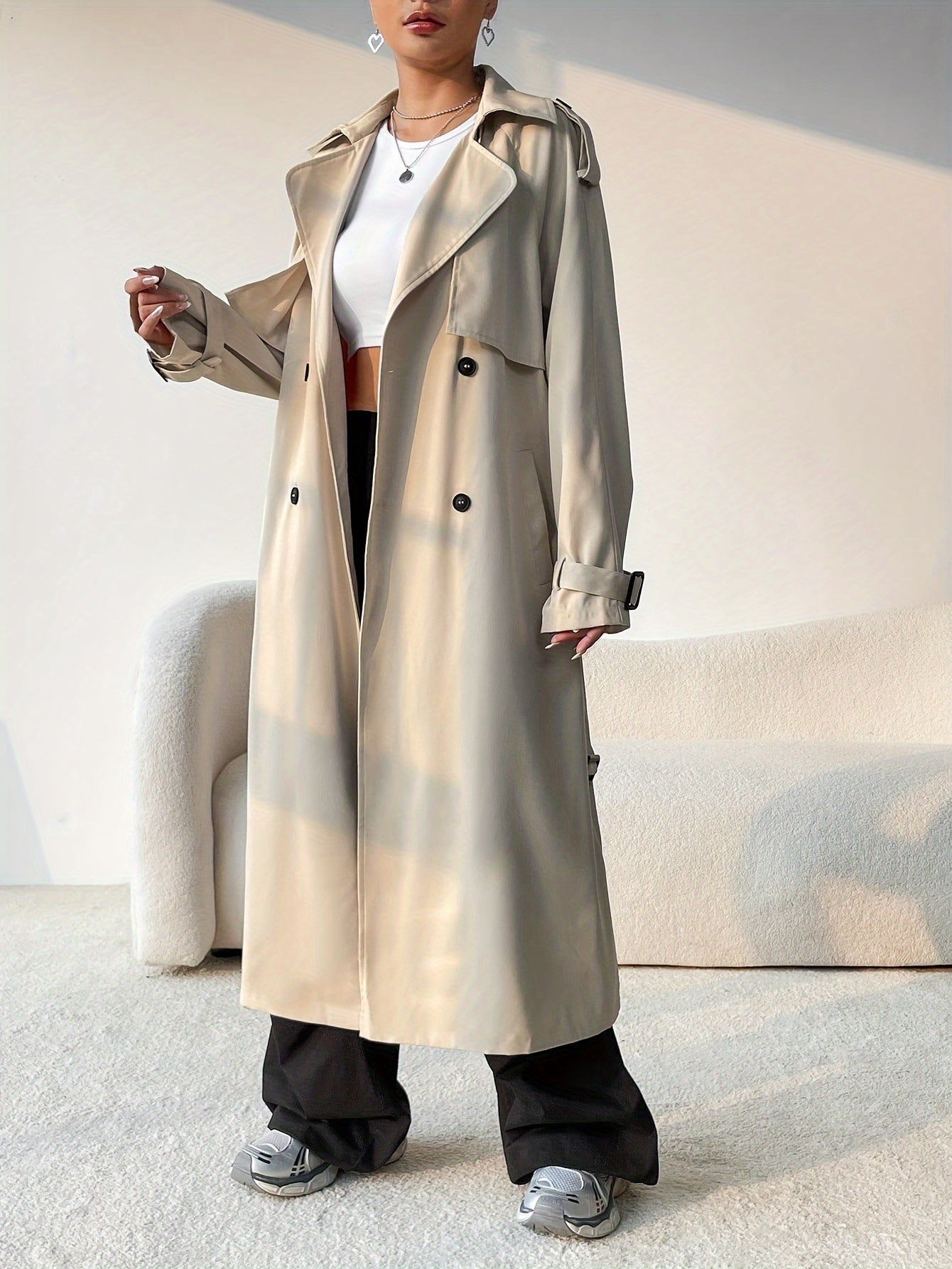 Bente | Comfortable winter trench coat for women