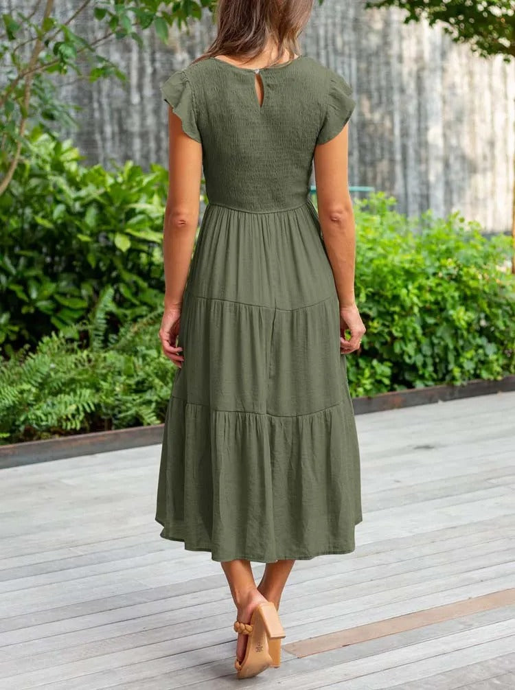 Ronja | Effortless Stylish Flowy Layered Dress