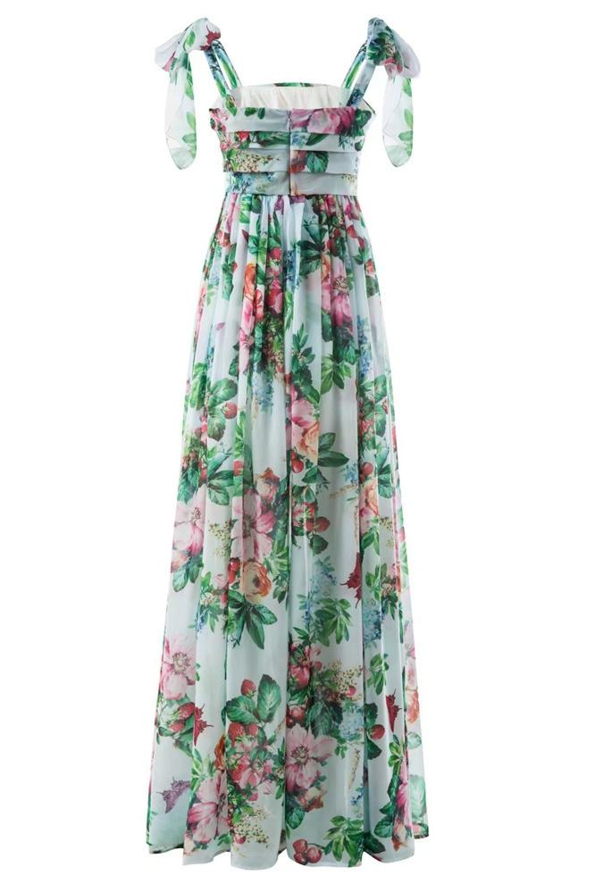 Ingrid® | Printed Maxi Dress With Straps