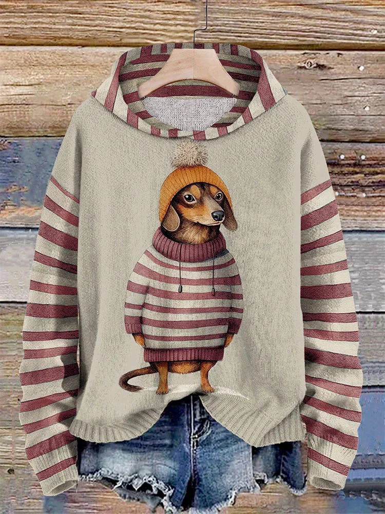 Felicidad | Striped hoodie