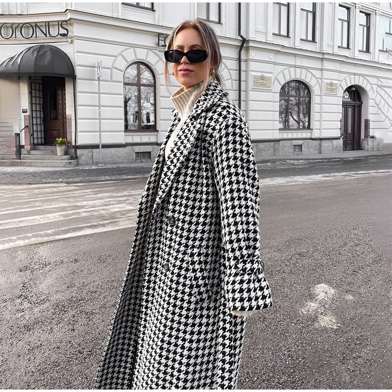 Minerva® | Women's trench coat with glen check print
