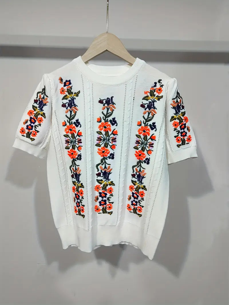 Natalia® | Cotton Knit Top