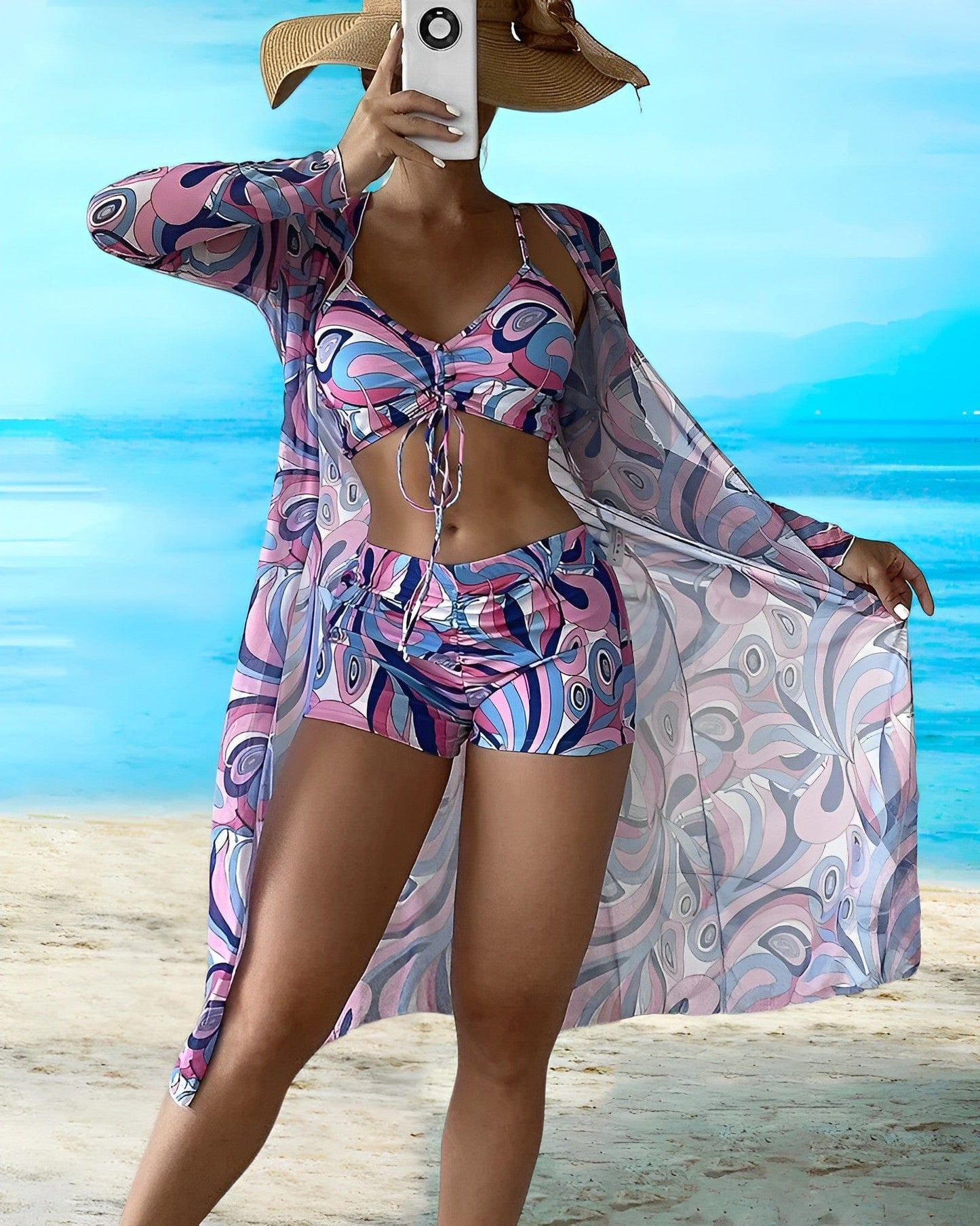 Ignacia® | 3 Piece Floral Bikini Set