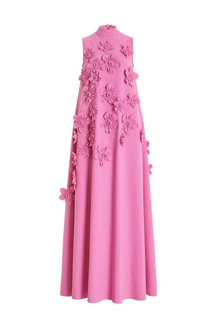 Jimena® | Sleeveless Maxi Dress With Floral Embellishment