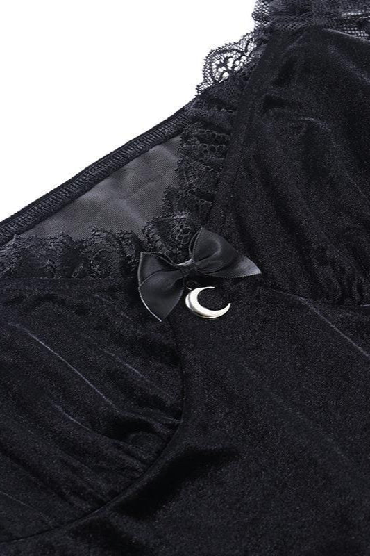 Bust Curve Gothic Dress