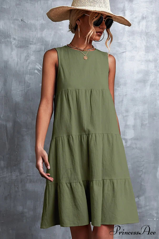 Fashion V Neck Smocked Modern Chest Floral Print Maxi Dress