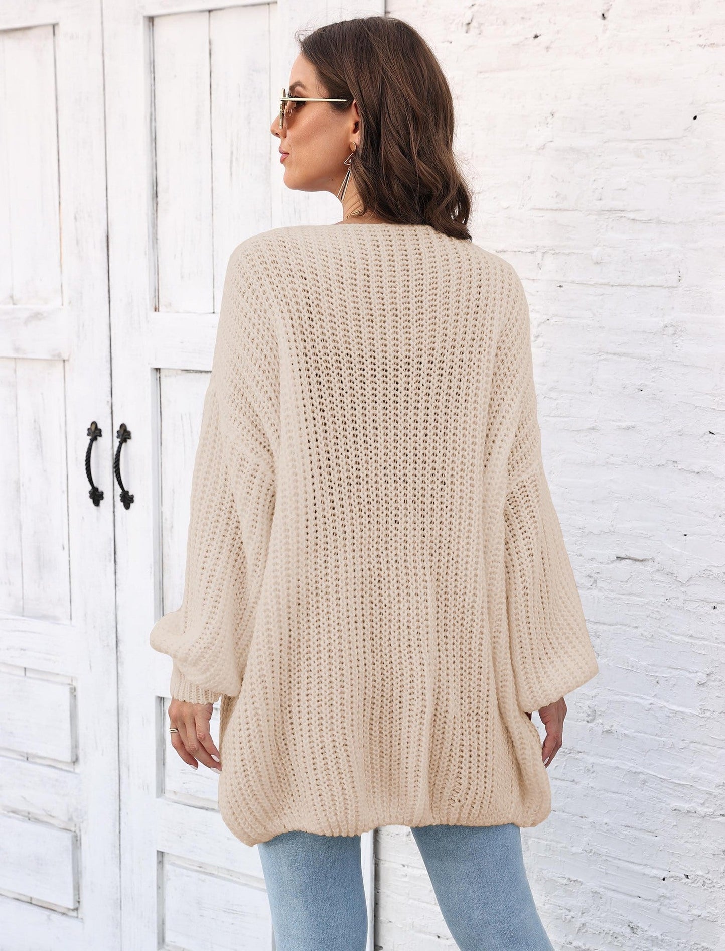 Elsa | Long sleeve open front cardigan