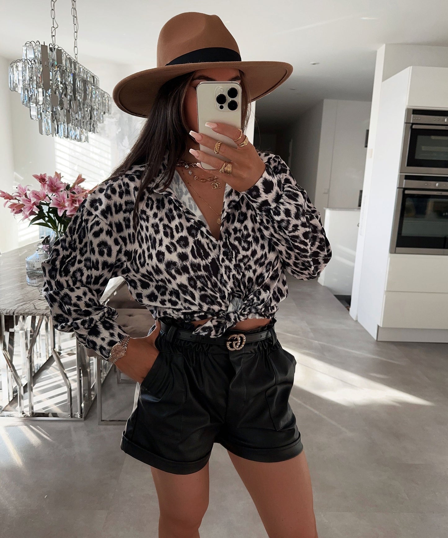 Malin® | Blouse Black White