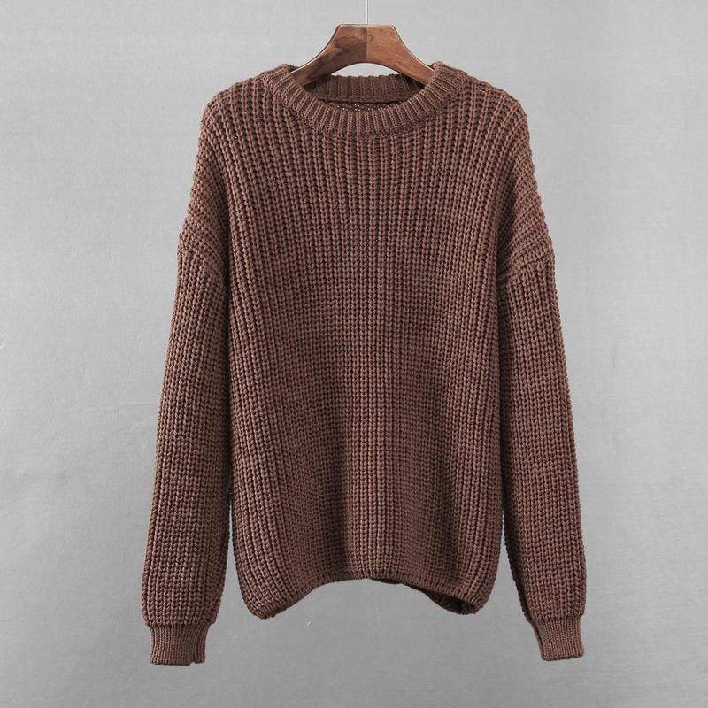 Adriana | Knitted loose autumn sweater for women