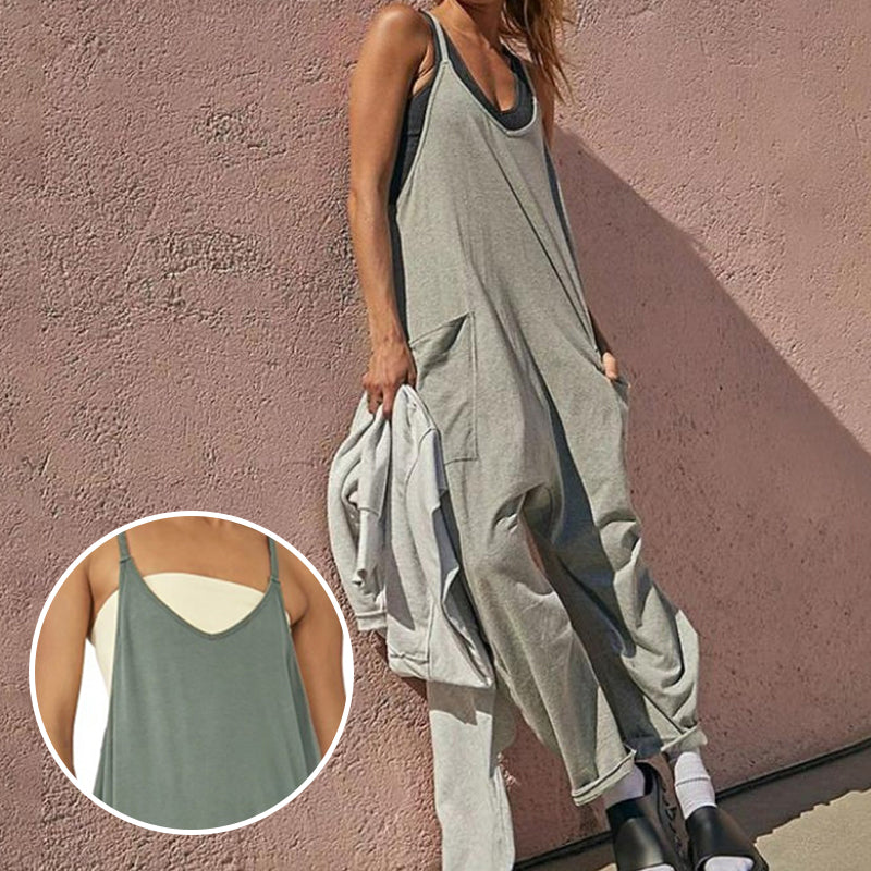Yolanda® | Solid color jumpsuit for women