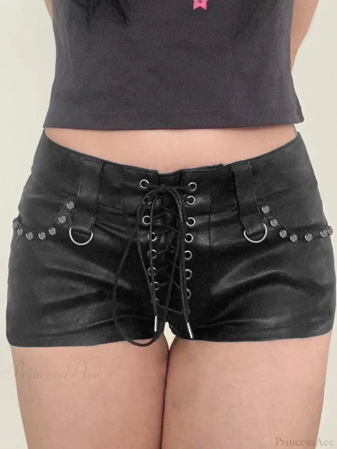 Fringed Denim Short