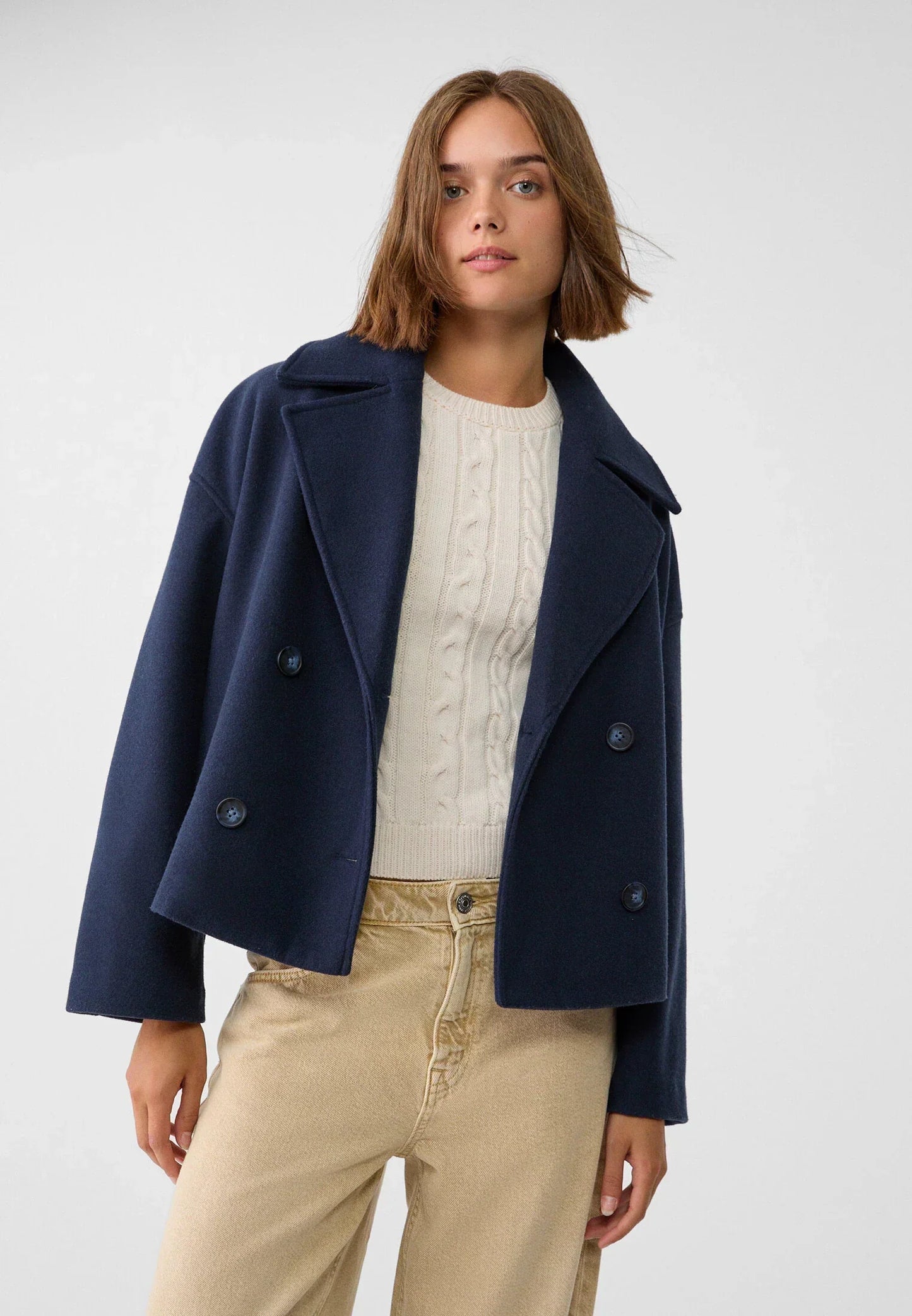 Aurora® | Short double-breasted jacket