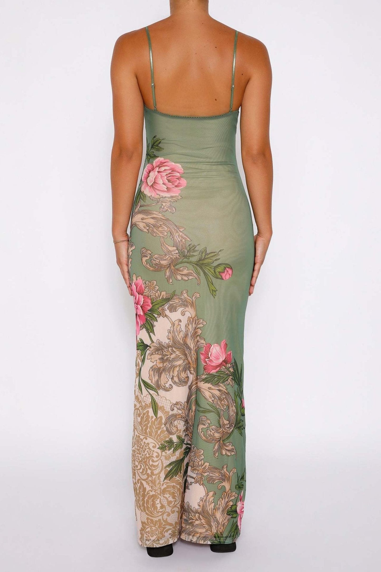 Vera® | Printed, Figure-Hugging Maxi Slip