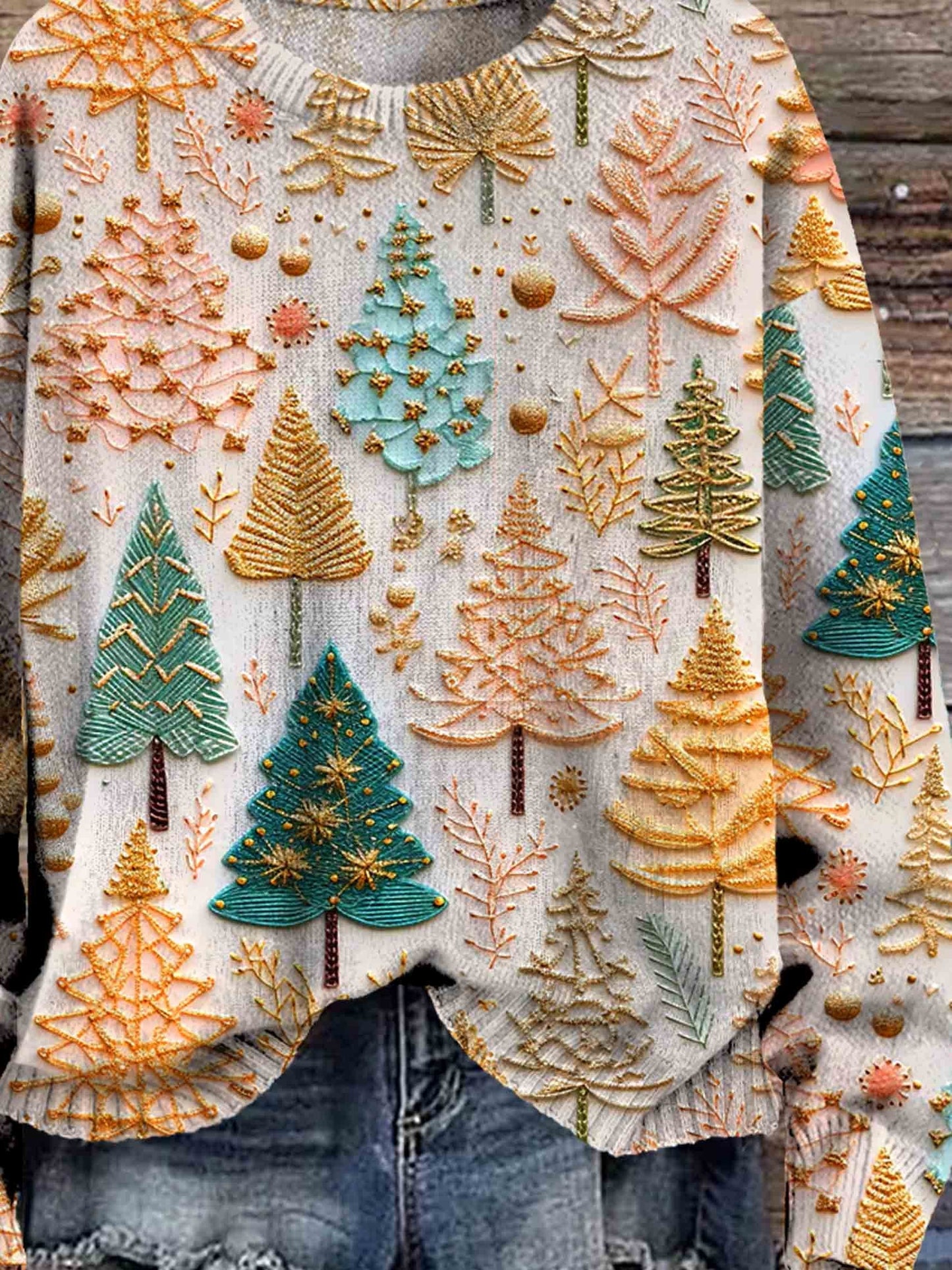 Karol | Knitted Christmas sweater for women