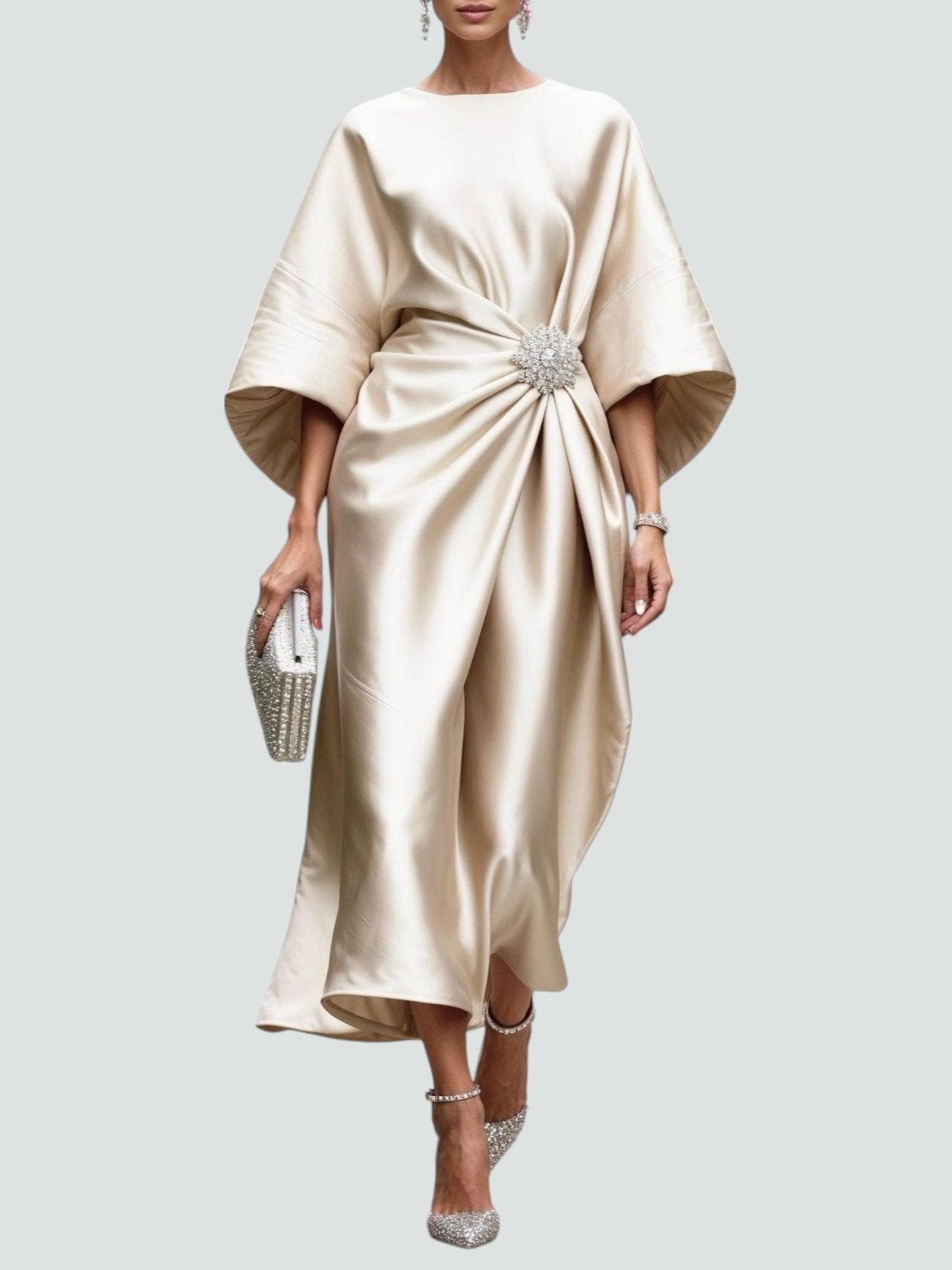Kay | Women's Wrap Midi Dress