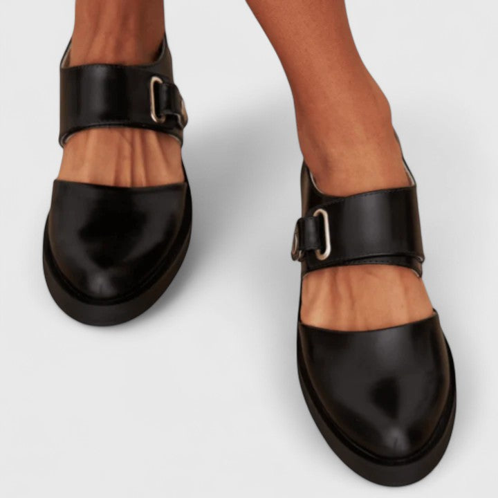 Sloane | Women's Ankle Strap Mary Jane Loafers