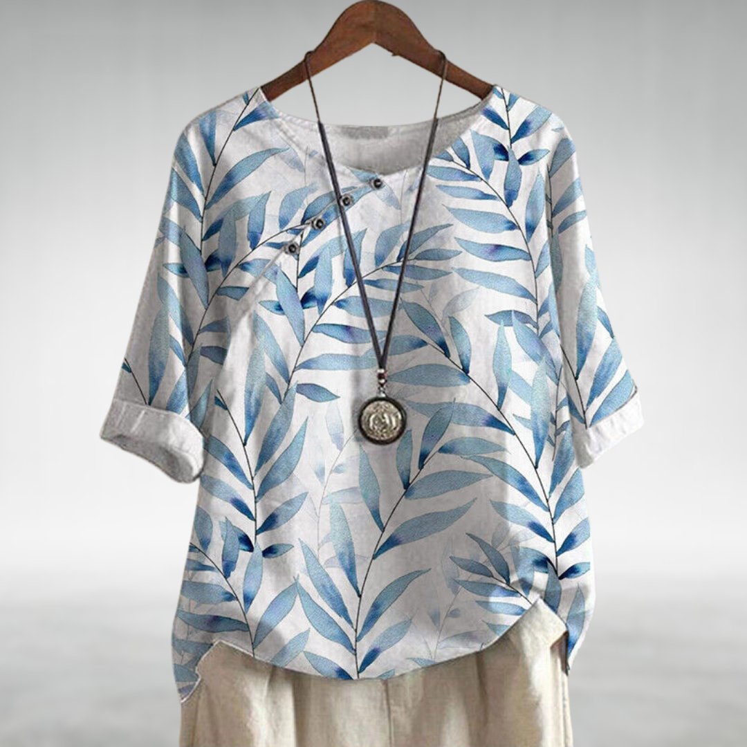 Mariah | Women's Floral Button-Up Blouse