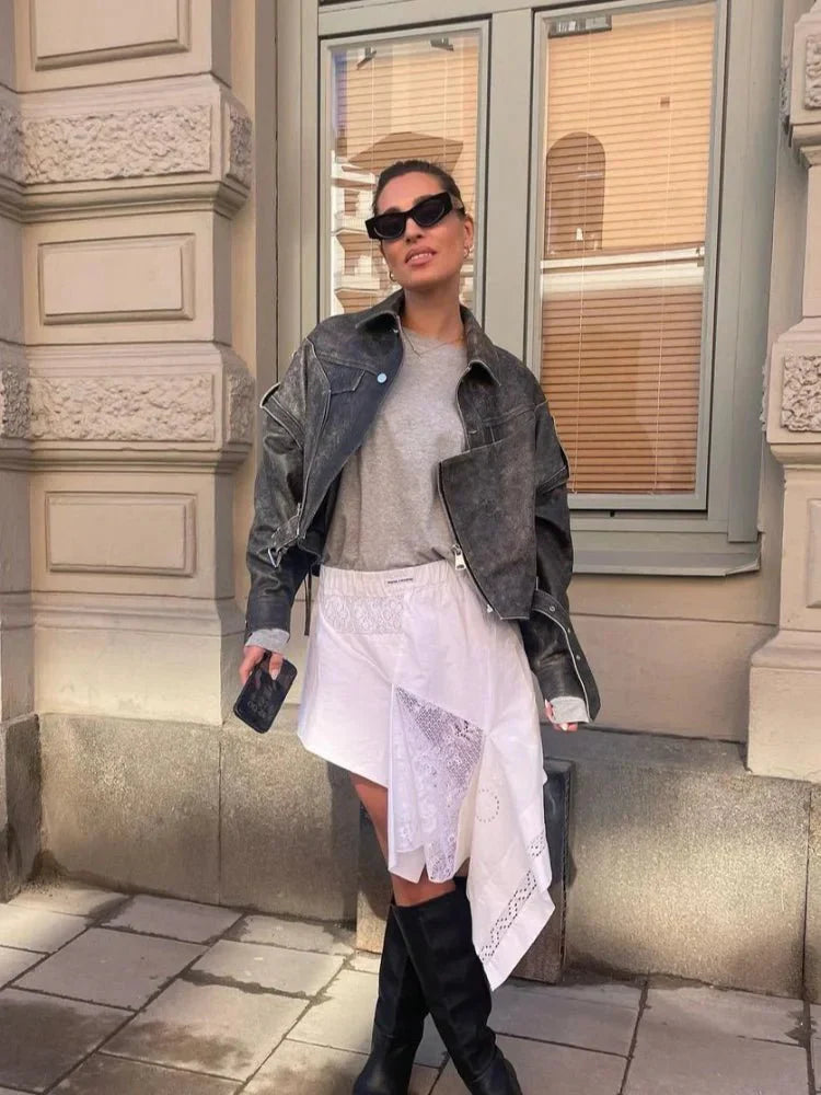 Miriam® | Stylish leather jacket