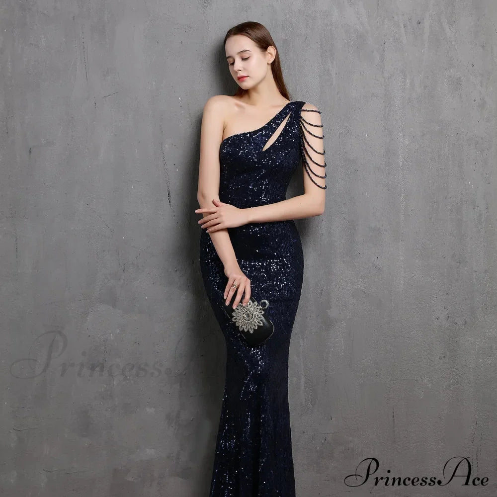 Mayven One Stylish Shoulder Formal Dress