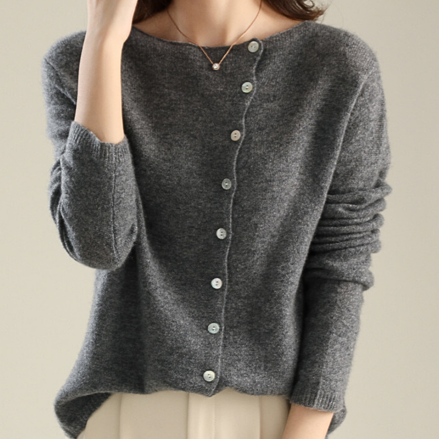 Zulema | Elegant and casual winter cardigan