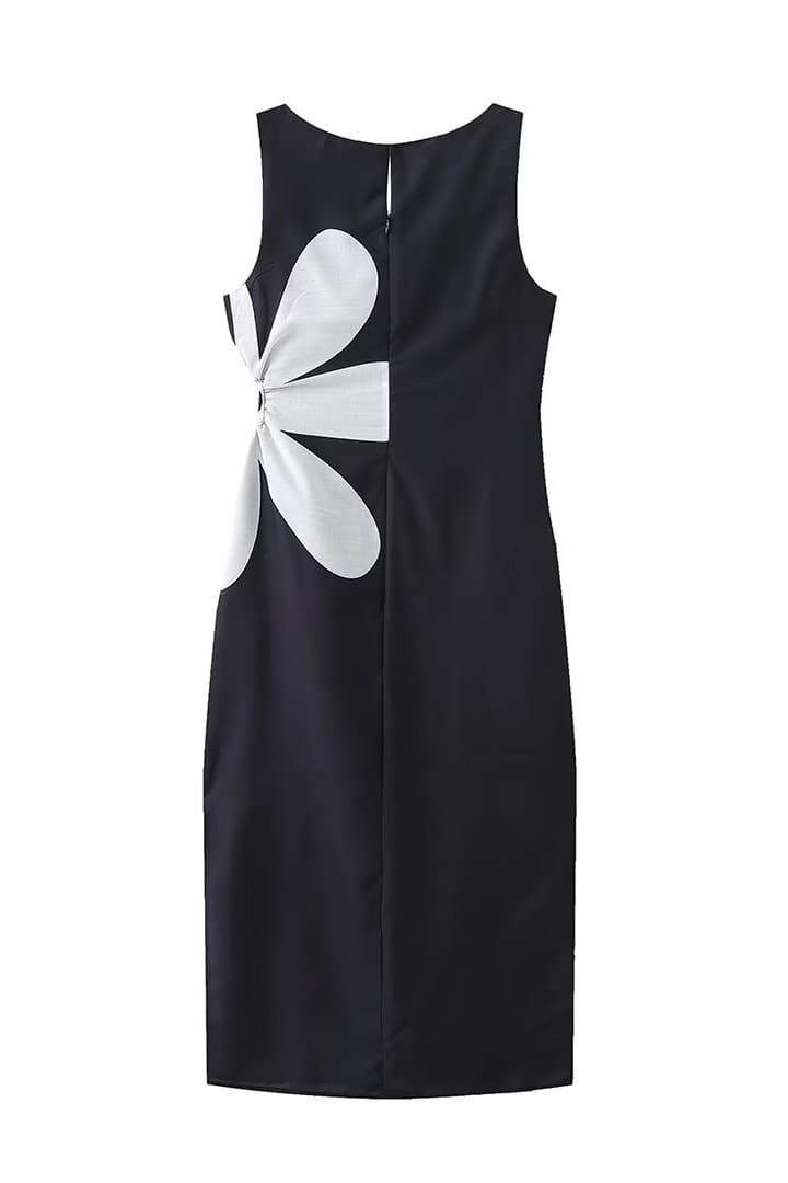 Vania® | Floral Cut-Out Midi Dress